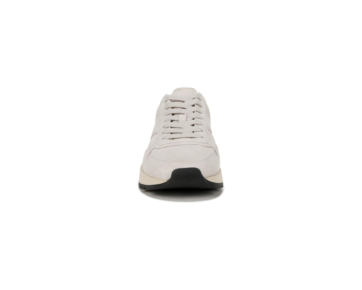 Men's Vince Edric Perforated Lace-Up Sneakers Horchata Suede