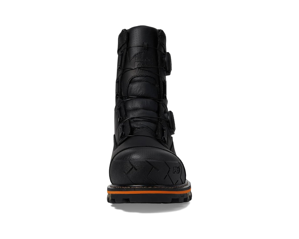 Men's Timberland PRO Boondock BOA 8 Inch Composite Safety Toe Waterproof Puncture Resistant Black