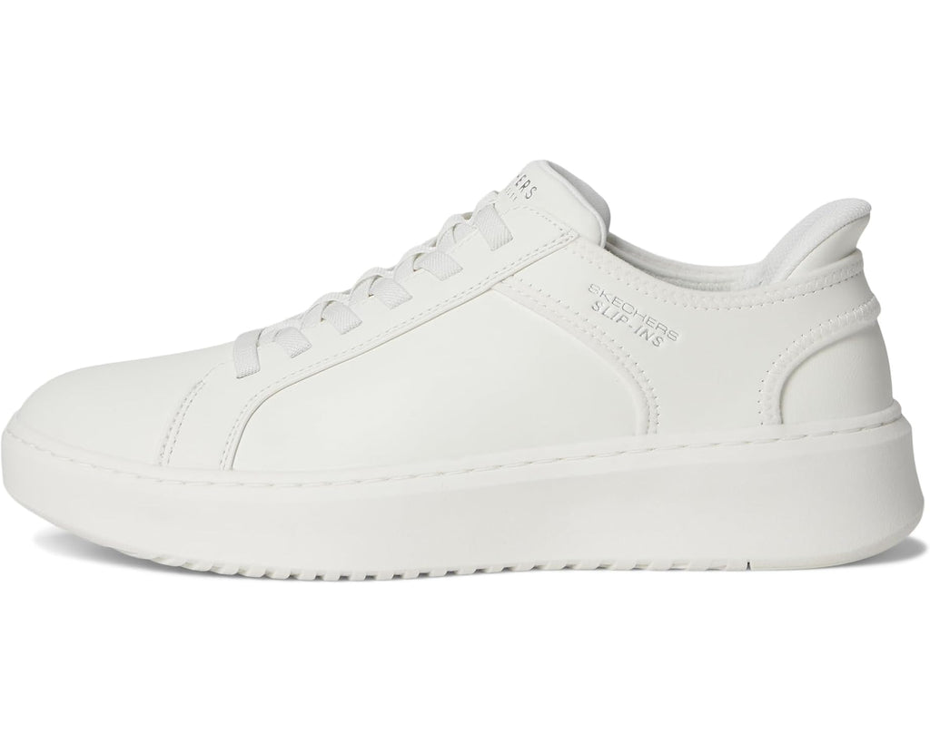 Men's SKECHERS Court Break - Double Vented Hands Free Slip-Ins White