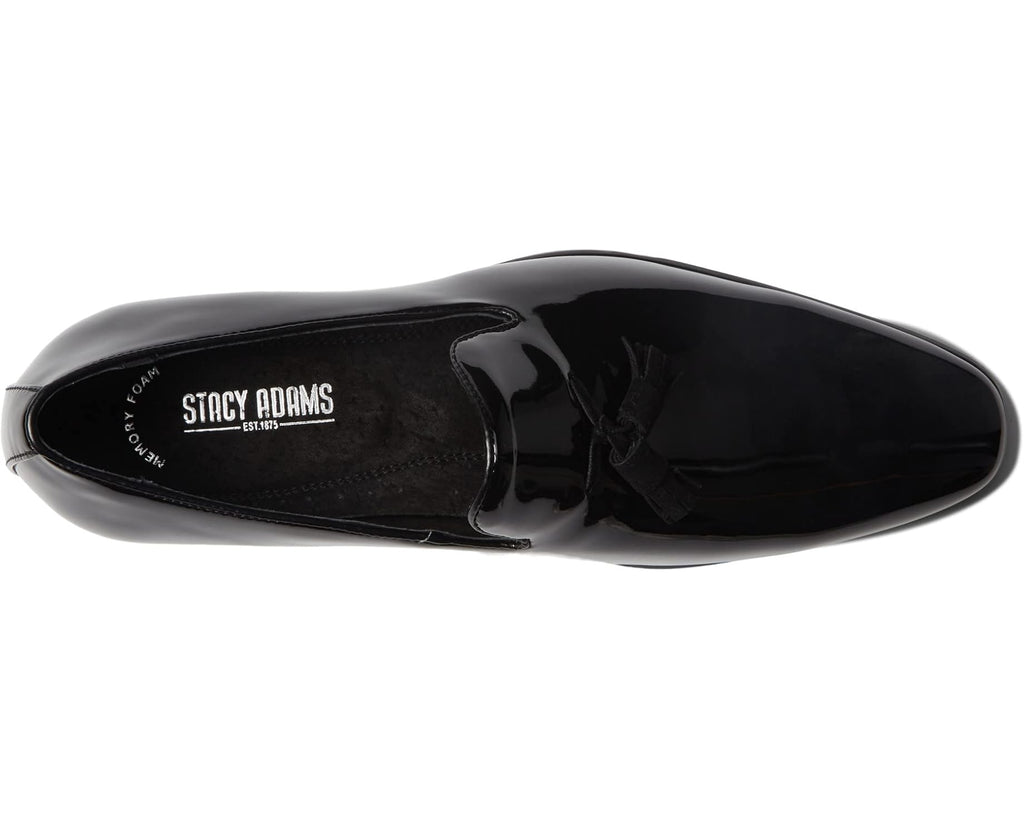 Men's Stacy Adams Phoenix Tassel Slip-On Loafers Black