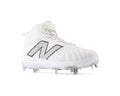 Men's New Balance FuelCell 4040 v7 Mid-Metal Baseball Cleats Optic White/Raincloud