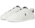 Men's Polo Ralph Lauren Heritage Court II Nappa Leather Sneakers Off-White/Navy/Wine