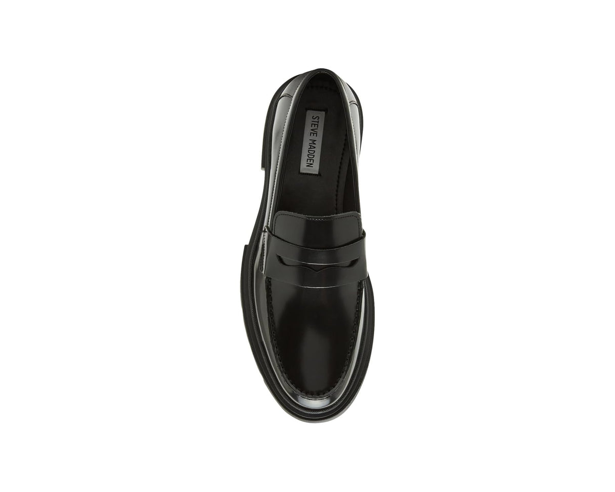 Men's Steve Madden Zephyr Black Box Leather