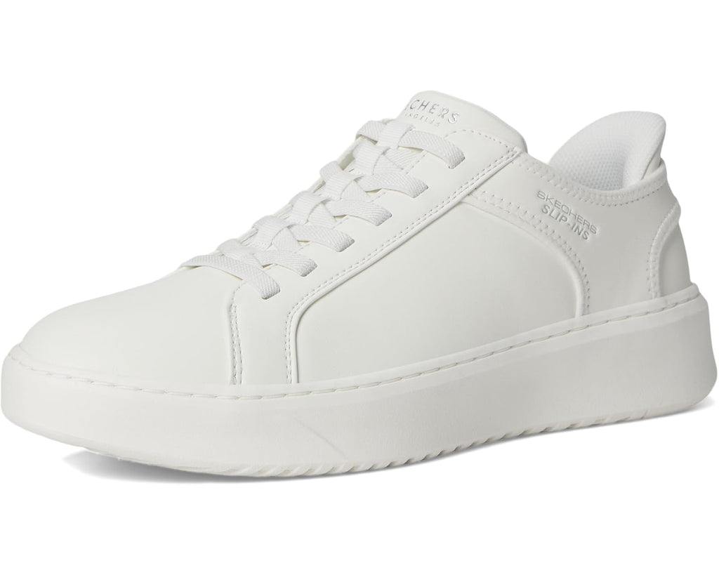 Men's SKECHERS Court Break - Double Vented Hands Free Slip-Ins White