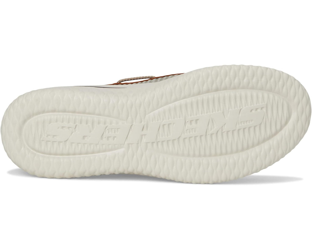 Men's SKECHERS Delson 3.0 Roth Hands Free Slip-Ins Taupe/Brown