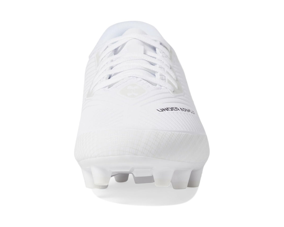 Unisex Under Armour Shadow Select 2 Football Cleats White/White Clay/Black