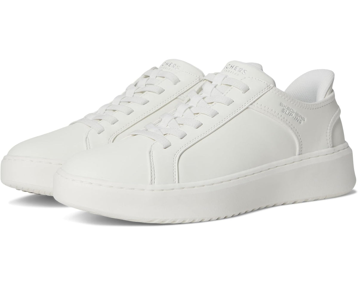 Men's SKECHERS Court Break - Double Vented Hands Free Slip-Ins White
