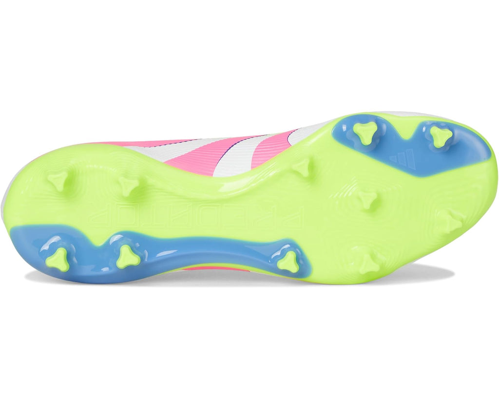 Unisex adidas Predator League Firm Ground/Multi Ground Soccer Cleats White/Lucid Pink/Lucid Lemon