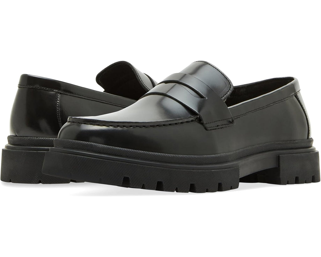 Men's Steve Madden Zephyr Black Box Leather