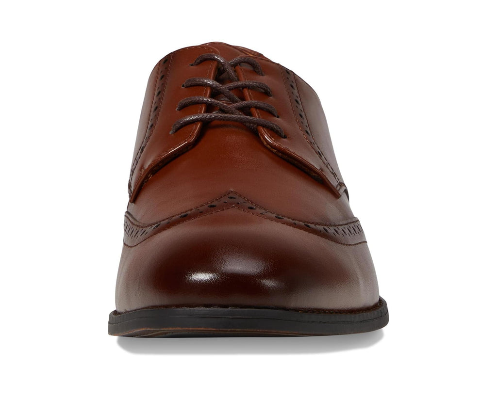 Men's Stacy Adams Lancaster Wingtip Oxford Cognac