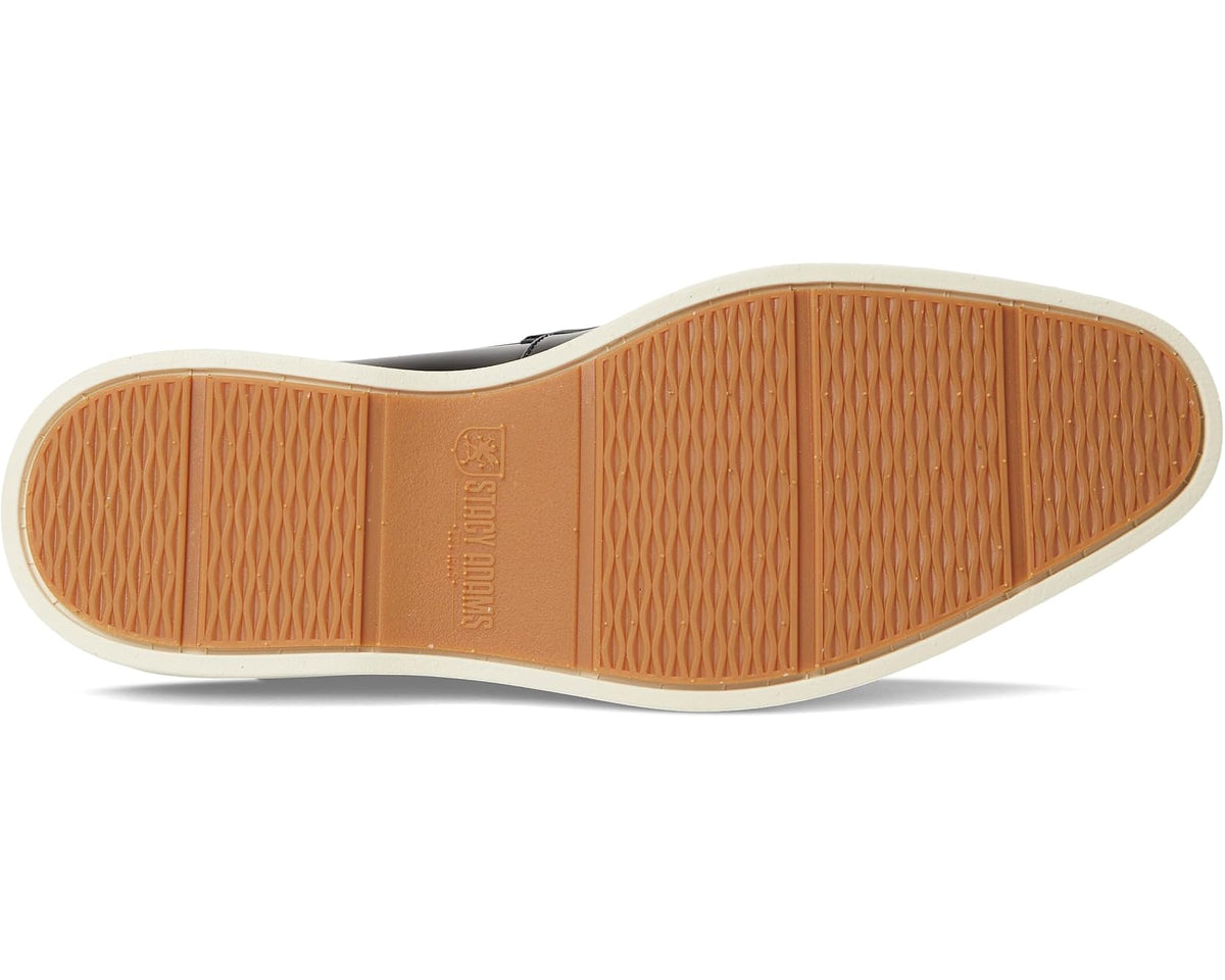 Men's Stacy Adams Slayton Moc Toe Slip-On Black Patent