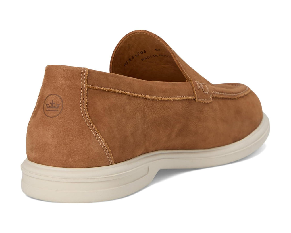 Men's Peter Millar Excursionist Nubuck Venetian Loafers Whiskey