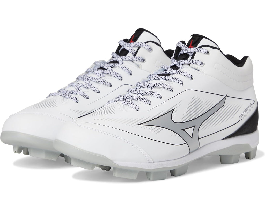 Men's Mizuno Cushionrevo Diamond Mid Tpu White/Black