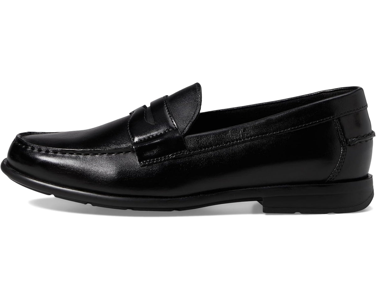 Men's Nunn Bush Drexel Moc Toe Penny Loafer with KORE Walking Comfort Technology Black