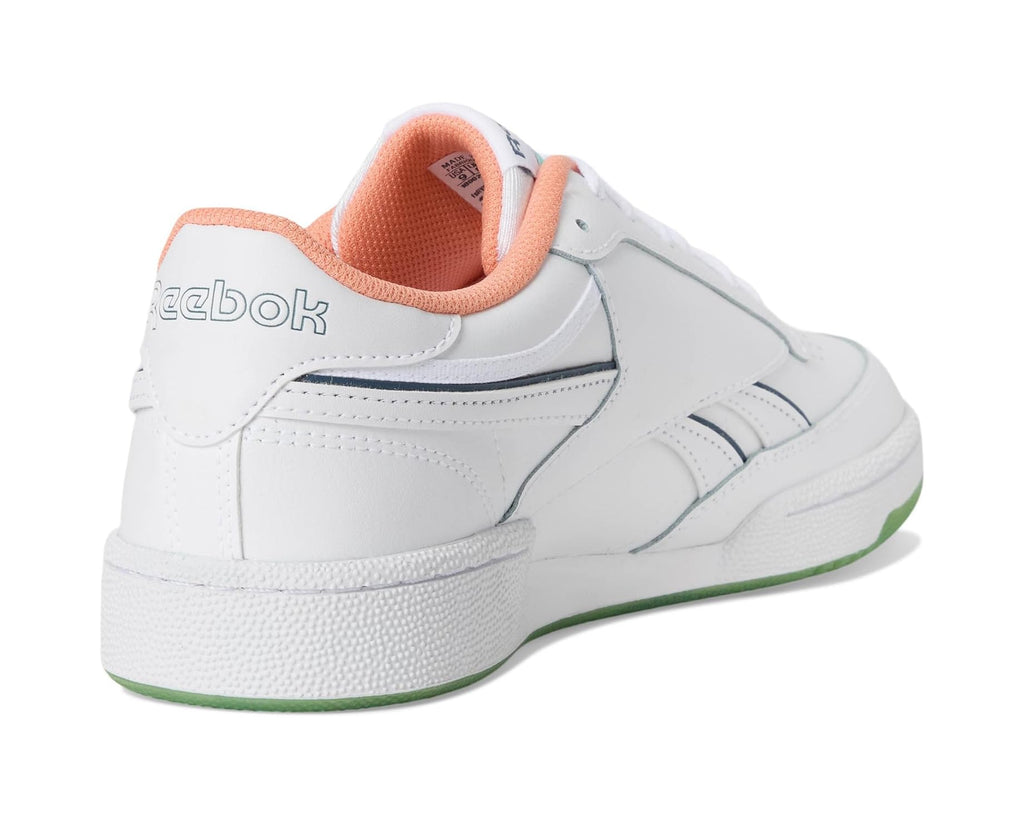 Unisex Reebok Lifestyle Club C Revenge White/Aiaqua/Sunkissed Orange