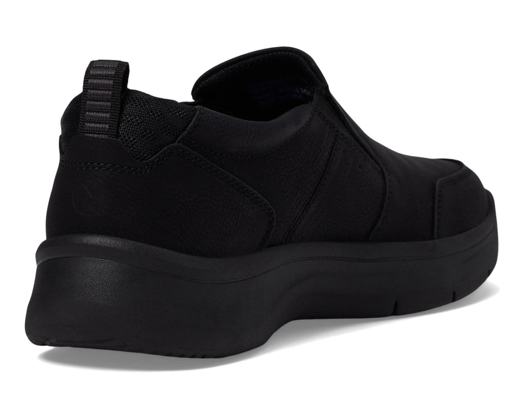 Men's Nunn Bush Kore Elevate Moccasin Toe Slip-On Lightweight Loafer Black