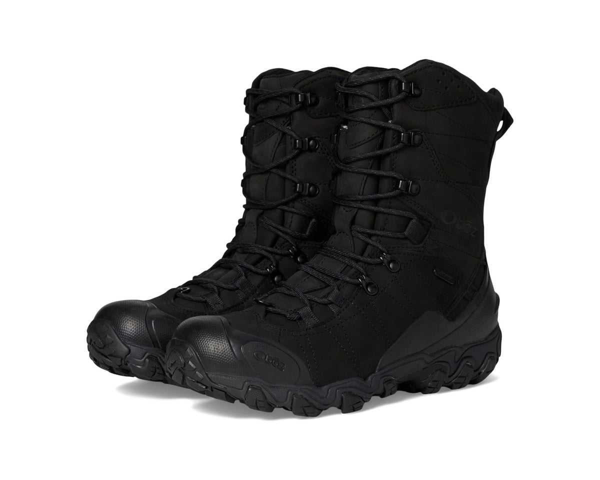 Men's Oboz Bridger 10 Insulated B-Dry Black Sea