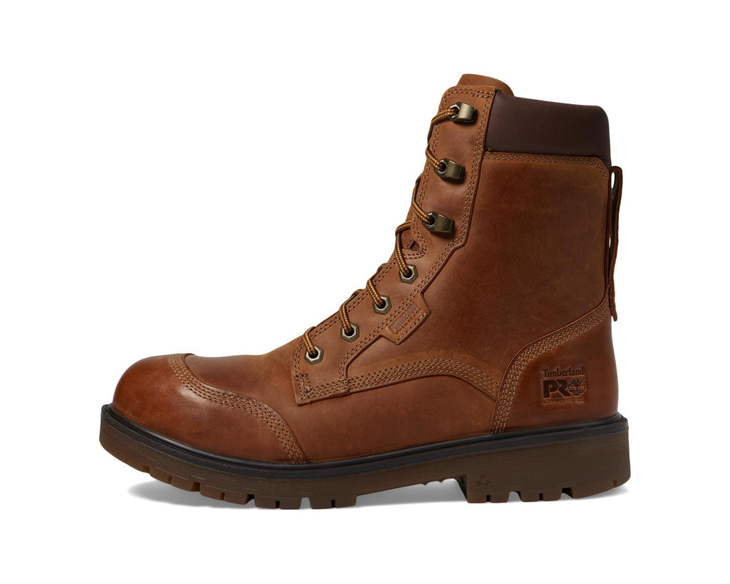 Men's Timberland PRO Whitman 8 Inch Composite Safety Toe Waterproof Copper Brown