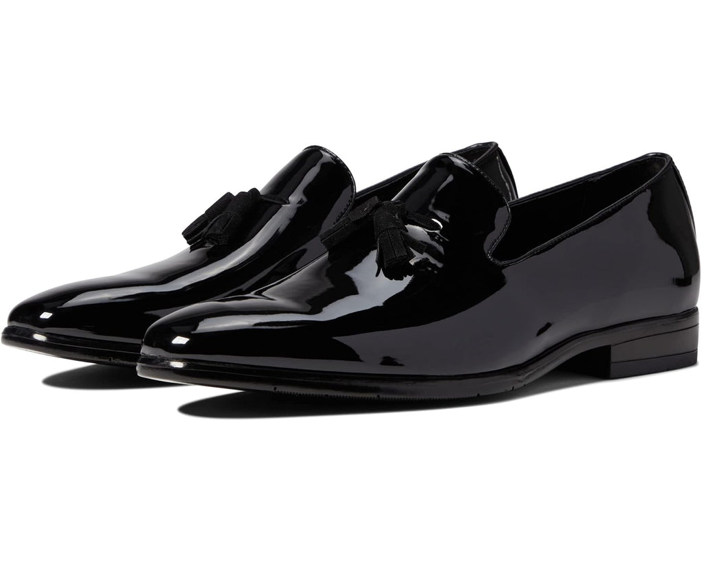 Men's Stacy Adams Phoenix Tassel Slip-On Loafers Black