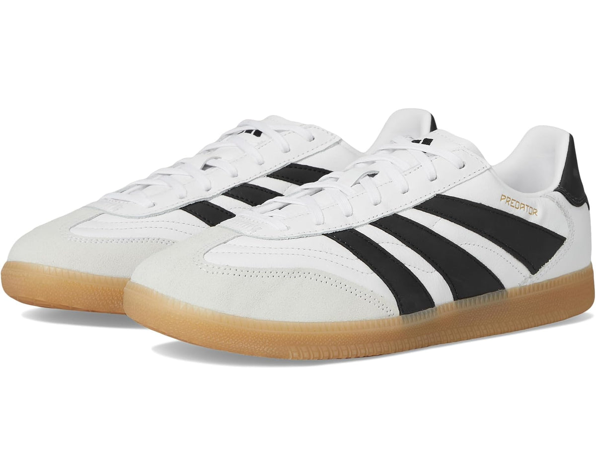 Unisex adidas Predator Freestyle Indoor Soccer Cleats White/Black/Gold Metallic
