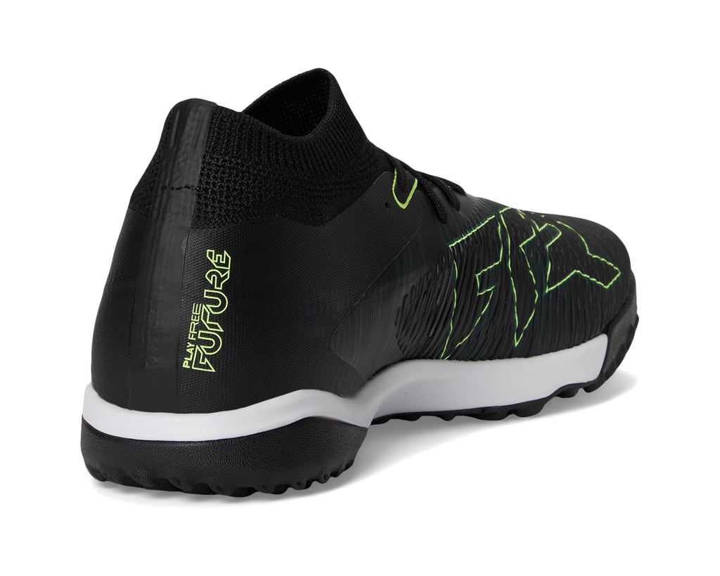 Men's PUMA Future 8 Match Turf Trainer Soccer Cleats Black/Fizzy Light/Green Terrain