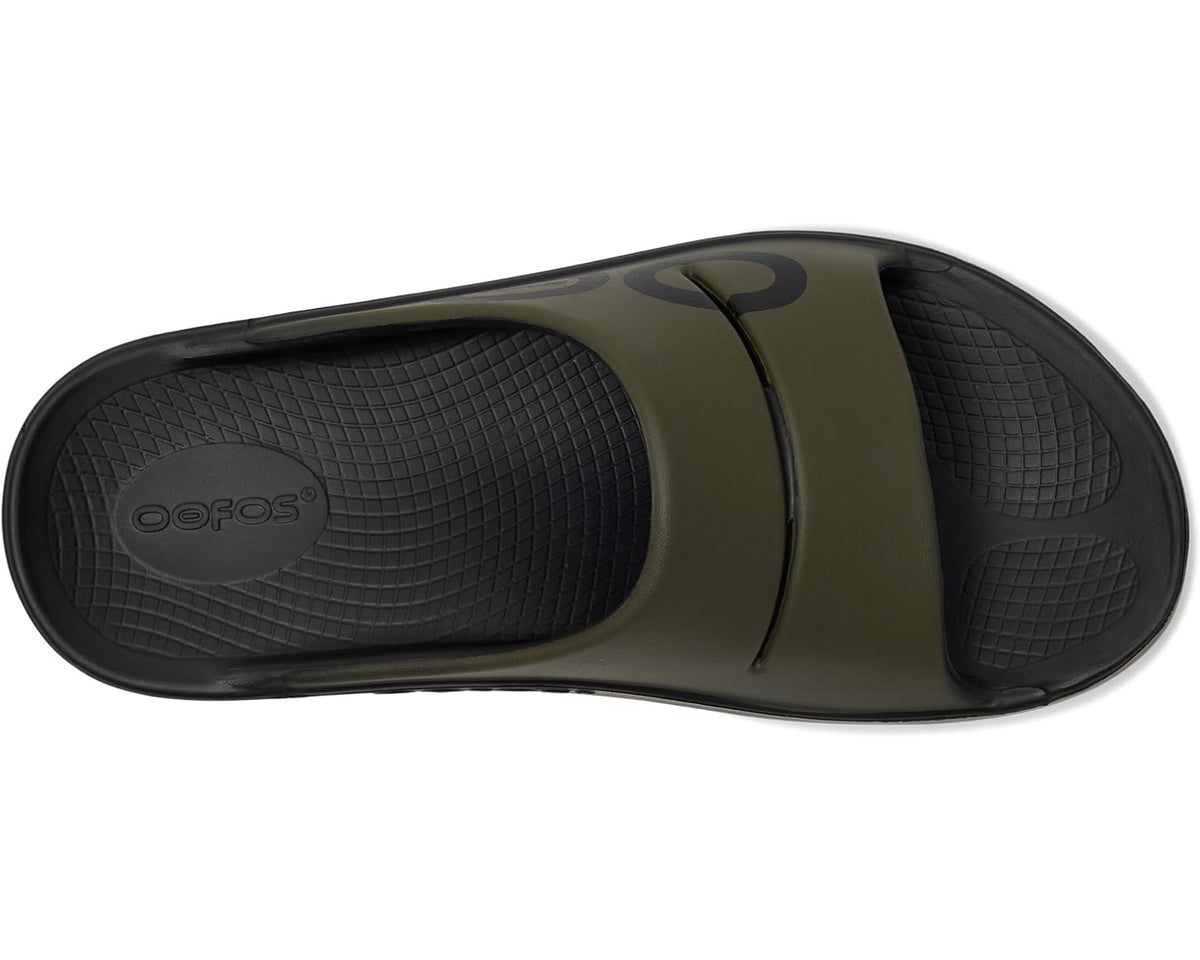 Unisex OOFOS OOahh Sport Sandal Tactical Green