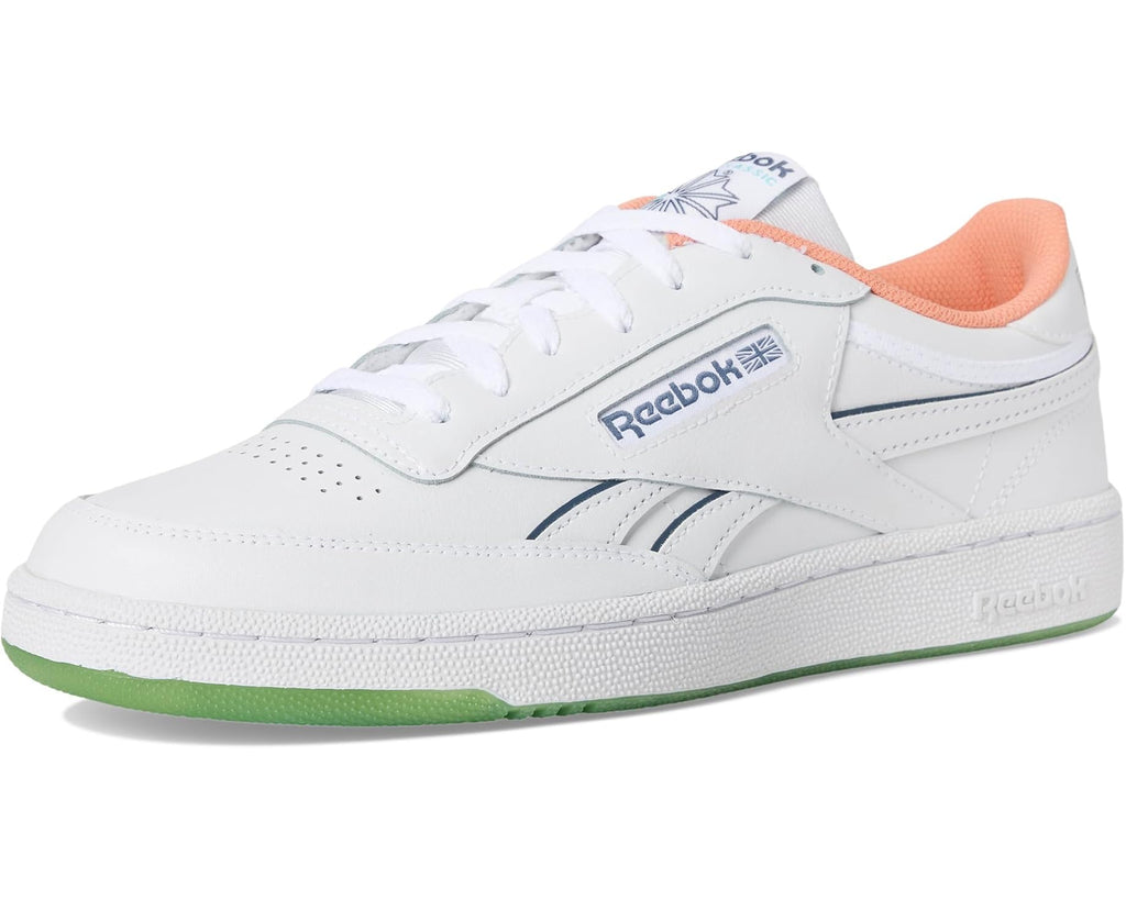 Unisex Reebok Lifestyle Club C Revenge White/Aiaqua/Sunkissed Orange