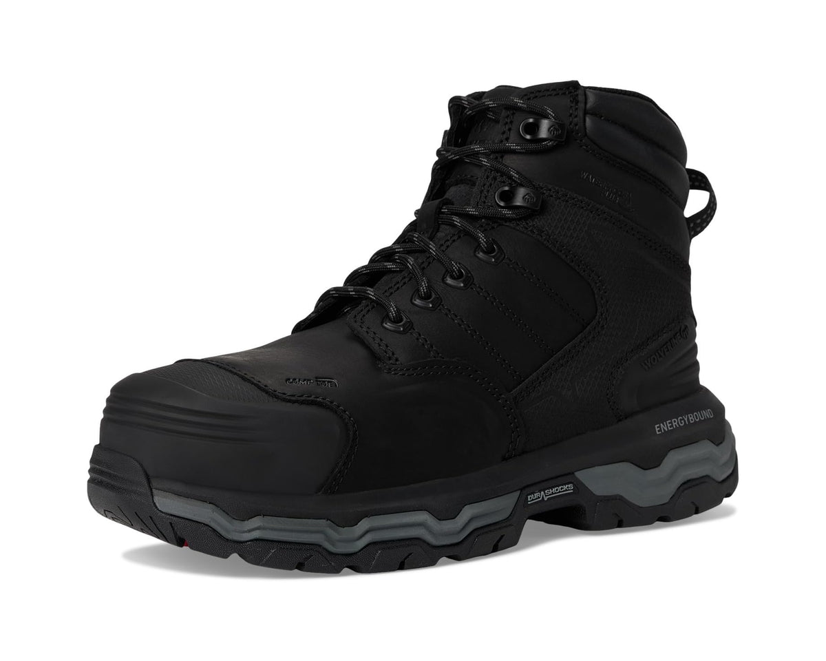 Men's Wolverine Alpha Ft Wolverine Infinity System 6 Carbonmax® Work Boot Black