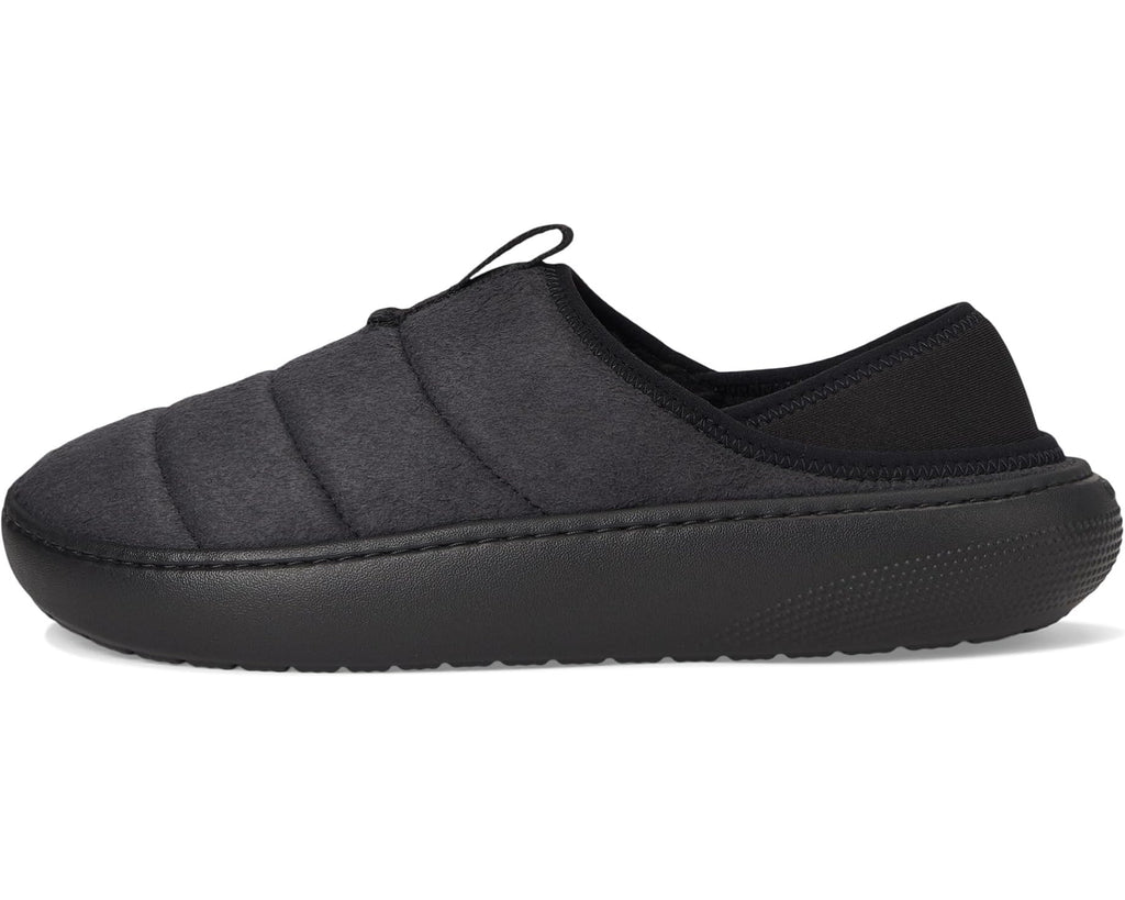 Unisex Crocs Classic Puff Moc Black Suede