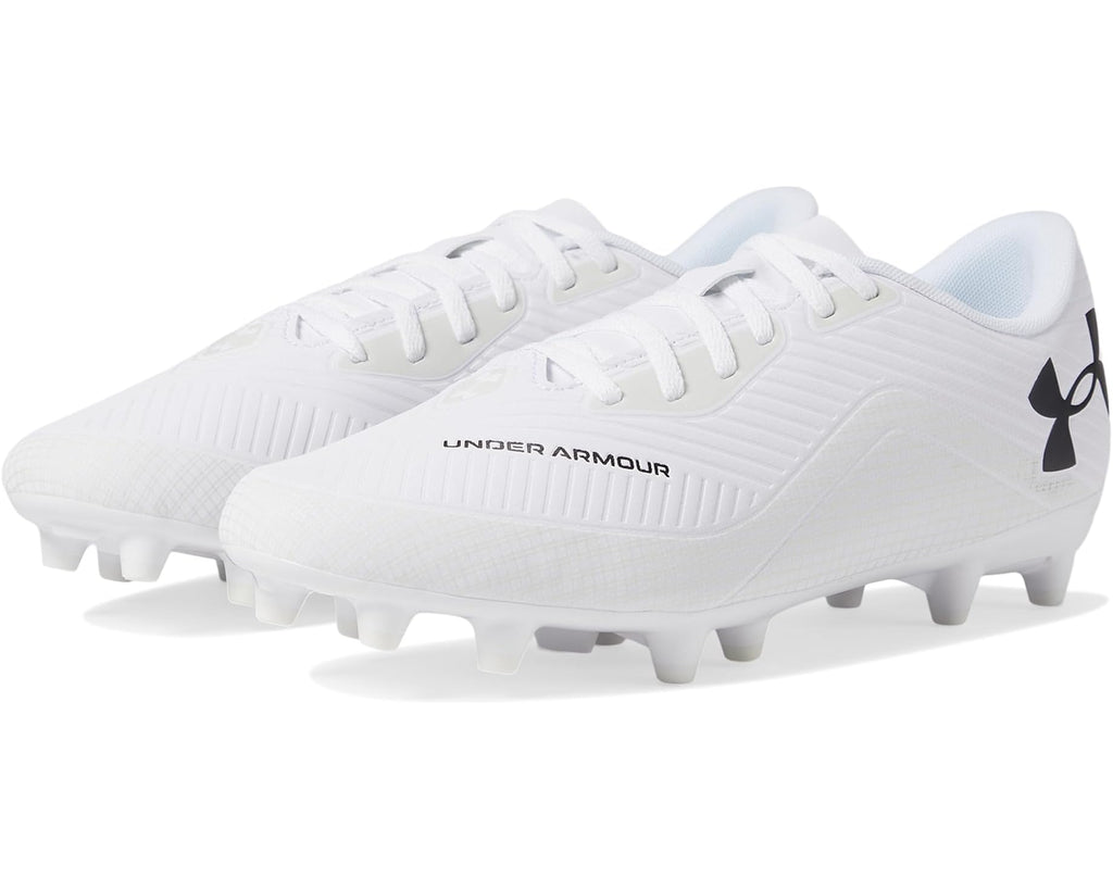 Unisex Under Armour Shadow Select 2 Football Cleats White/White Clay/Black