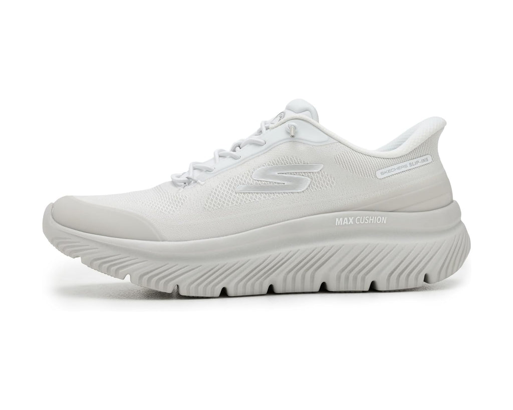 Men's SKECHERS Performance Go Walk Max Cushioning Hyper Burst Zoltar Hands Free Slip-in White/Gray