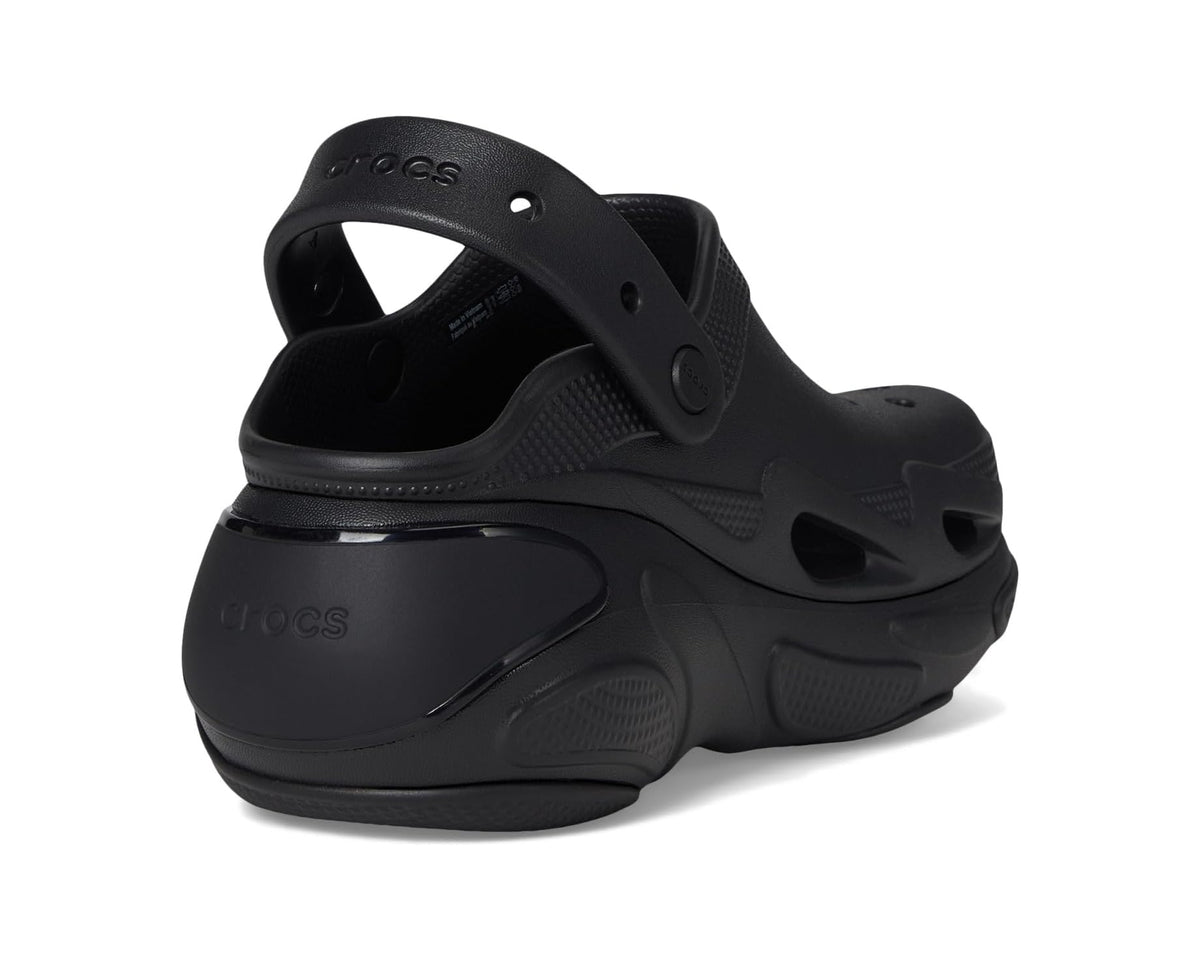 Unisex Crocs Bubble Crush Clogs Triple Black