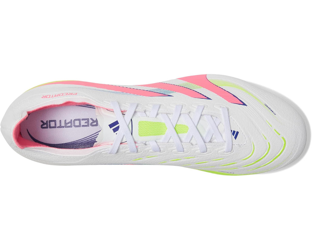 Unisex adidas Predator League Firm Ground/Multi Ground Soccer Cleats White/Lucid Pink/Lucid Lemon
