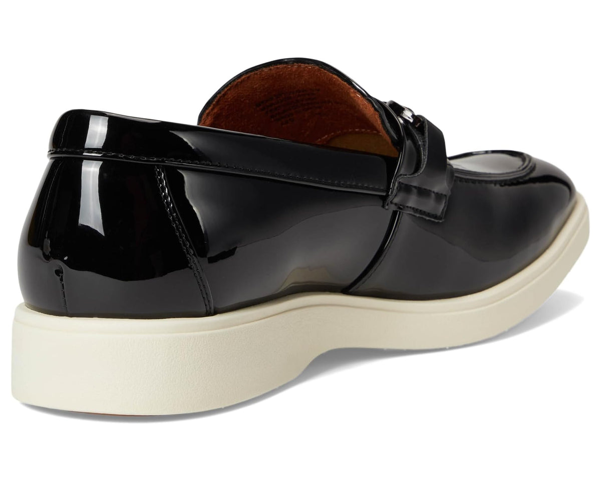 Men's Stacy Adams Slayton Moc Toe Slip-On Black Patent