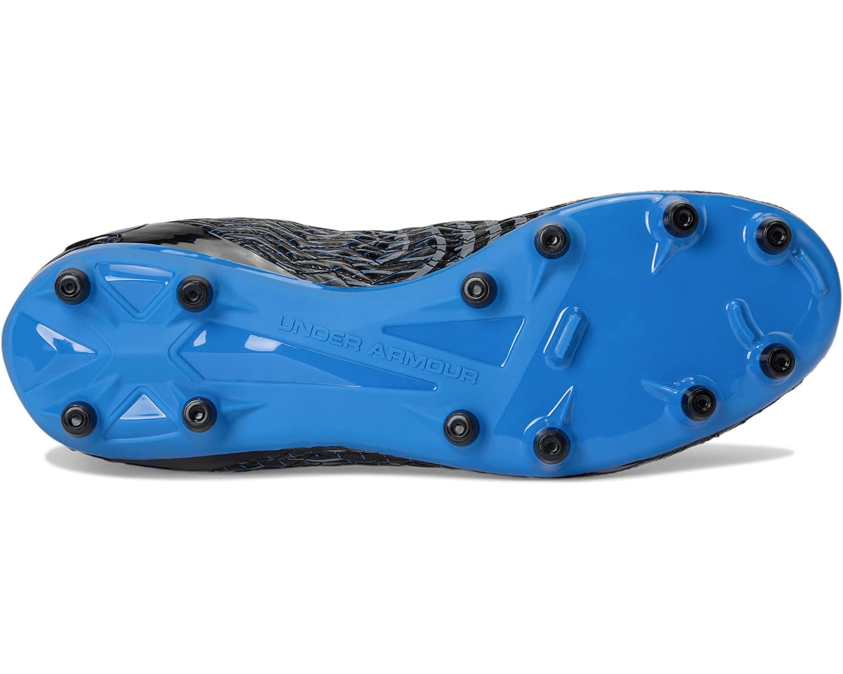 Unisex Under Armour Magnetico Pro 5 Soccer Cleats Black/Titan Gray/Blue Atlantis