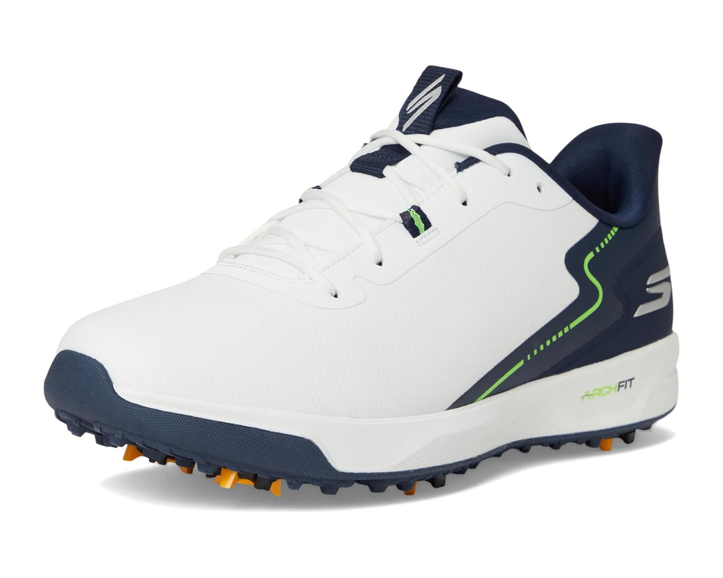 Men's Skechers GO GOLF Elite Vortex Rival ArchFit Golf Shoe White/Navy