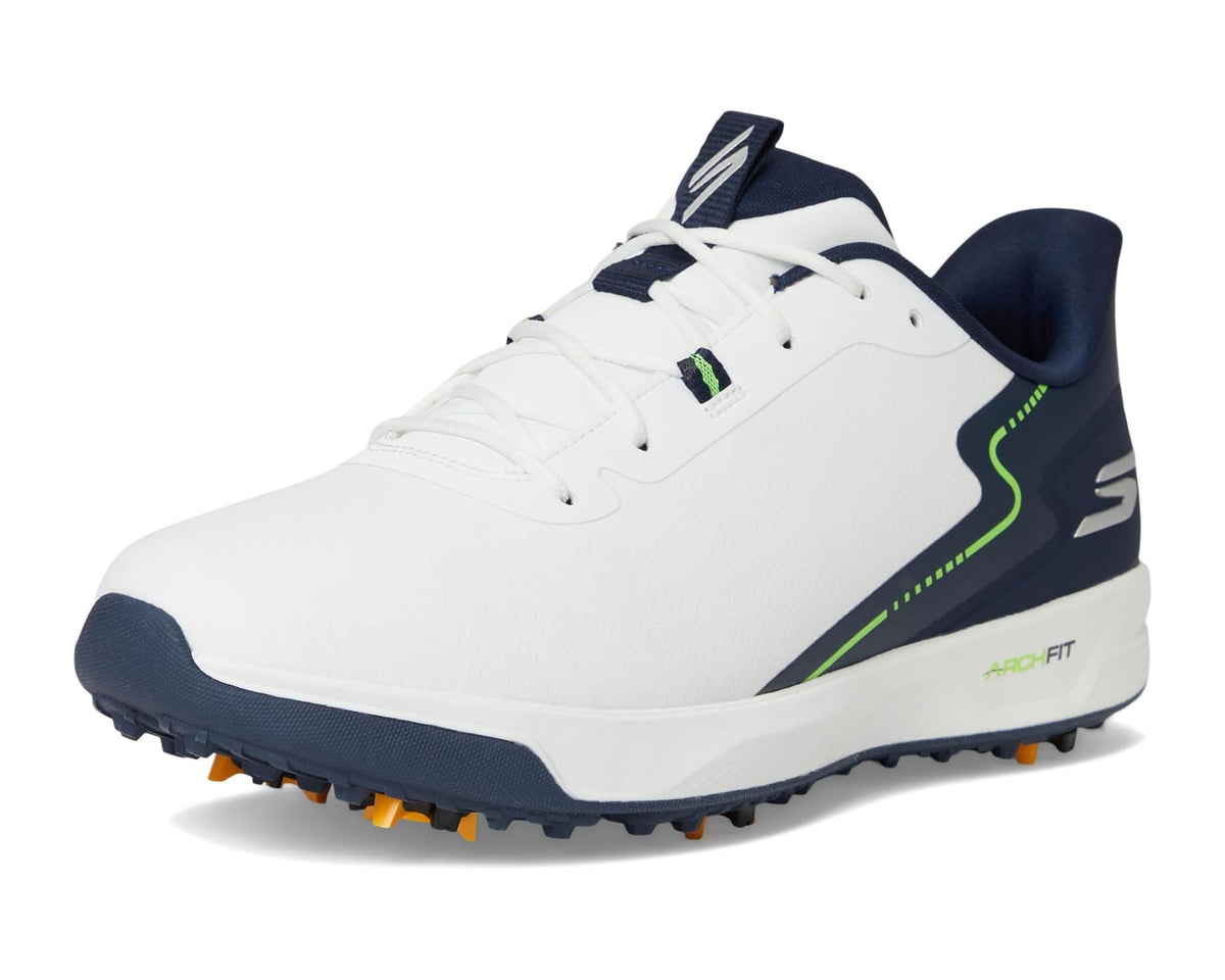 Men's Skechers GO GOLF Elite Vortex Rival ArchFit Golf Shoe White/Navy