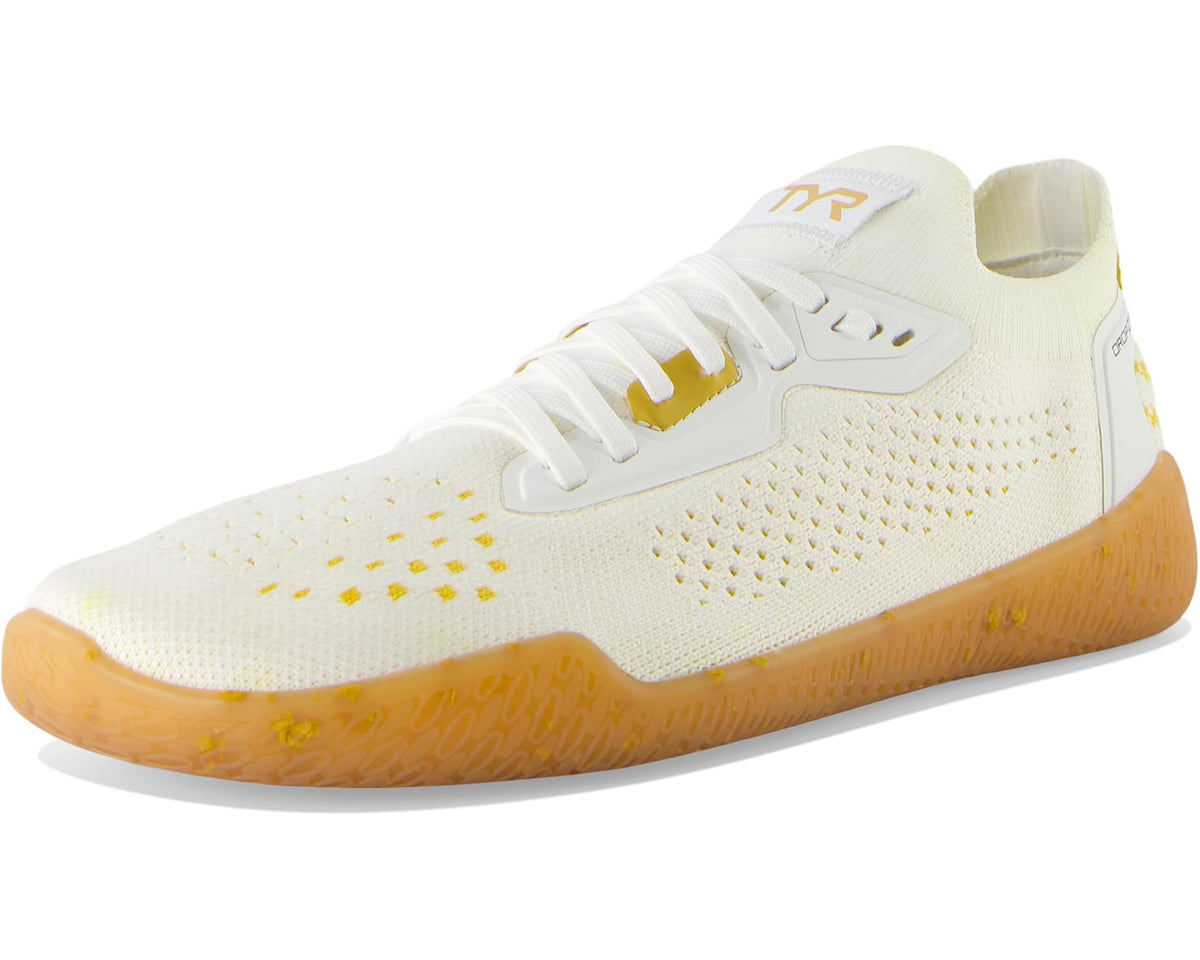 Men's TYR Dropzero Laces White/Gold