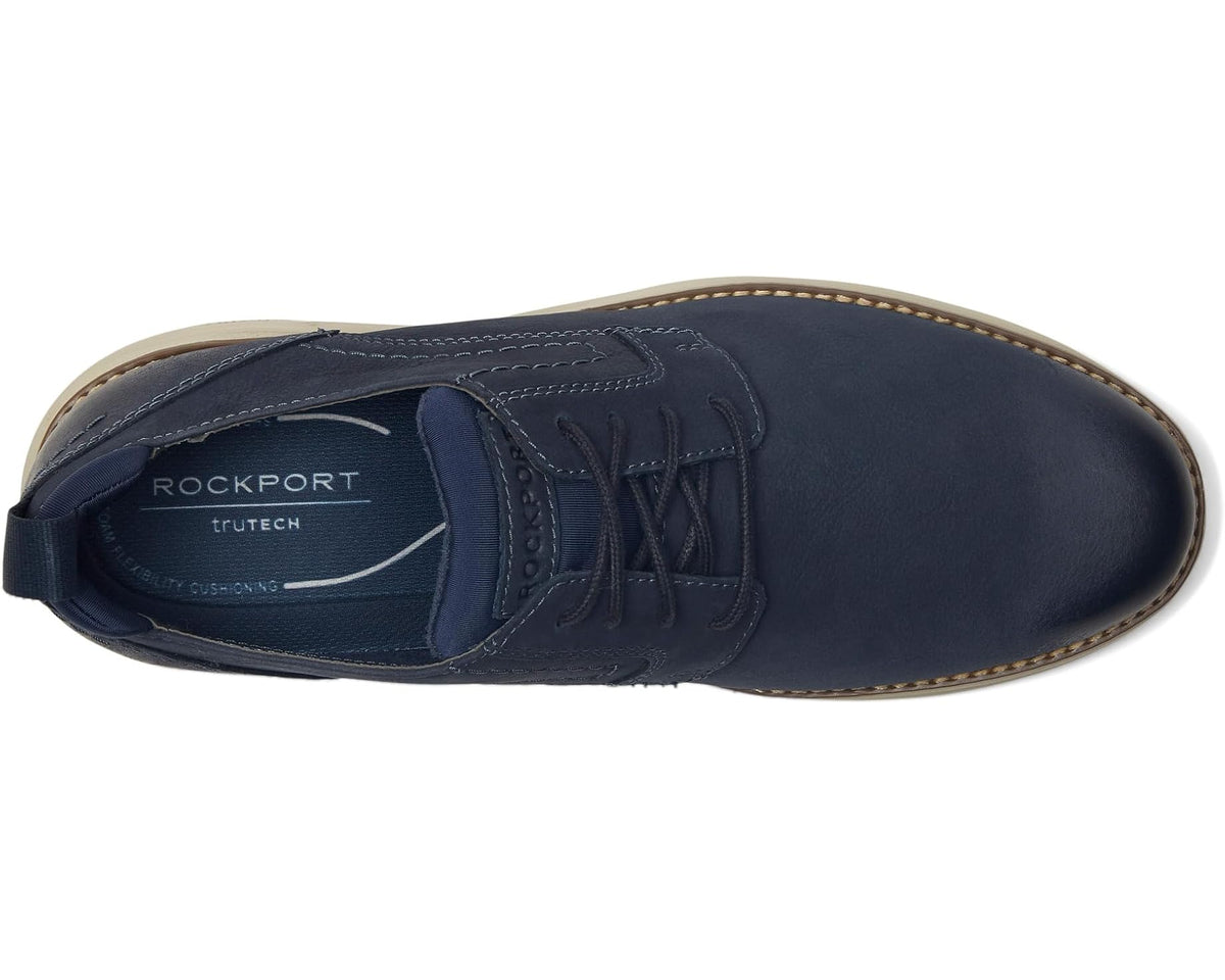 Men's Rockport Canton Dark Blue Leather