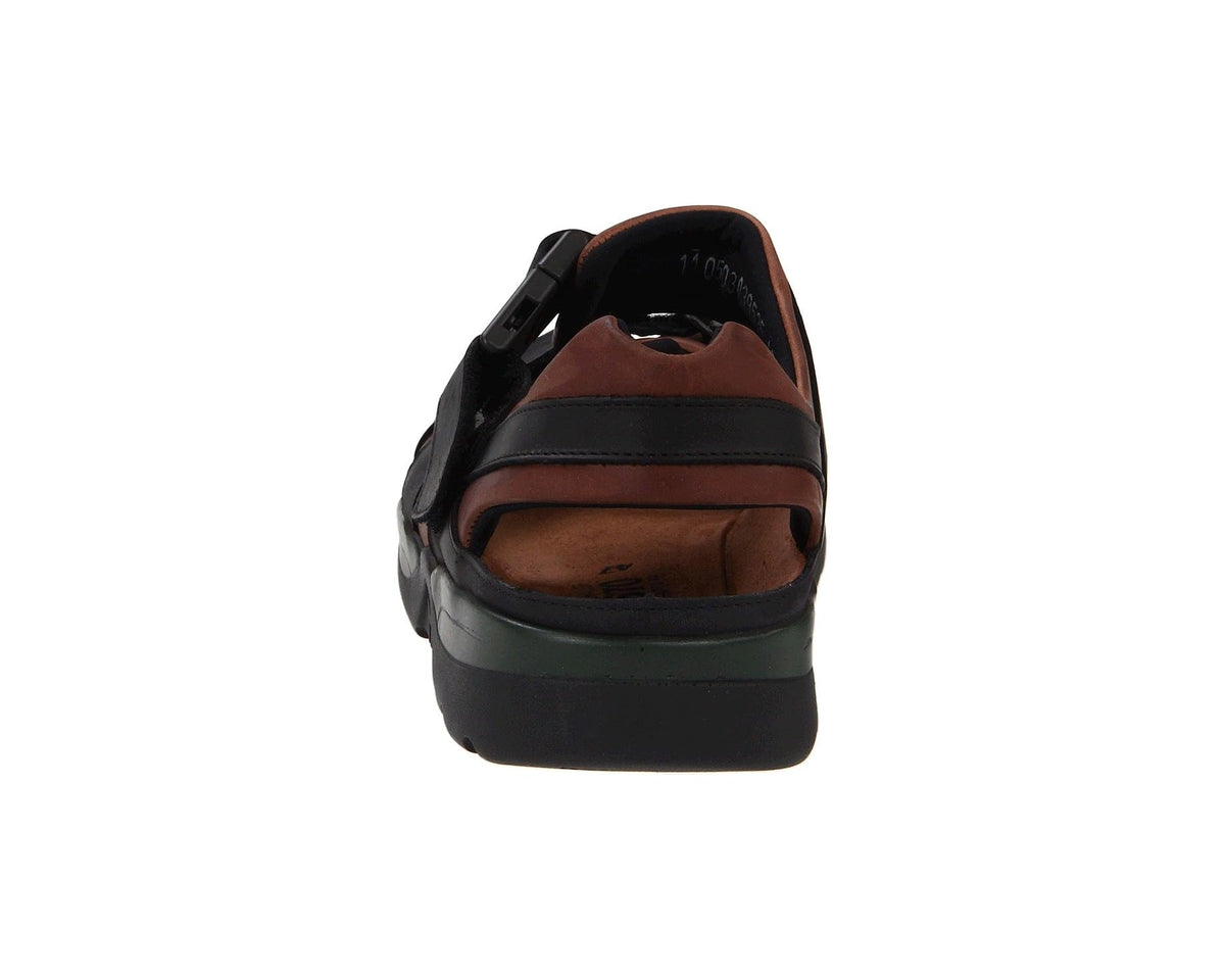 Men's Mephisto Shark Dark Brown/Black Waxy Leather