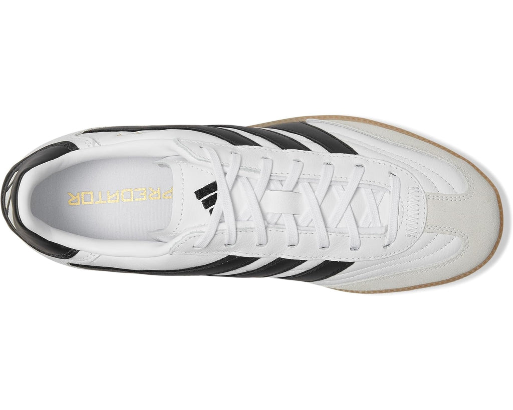Unisex adidas Predator Freestyle Indoor Soccer Cleats White/Black/Gold Metallic