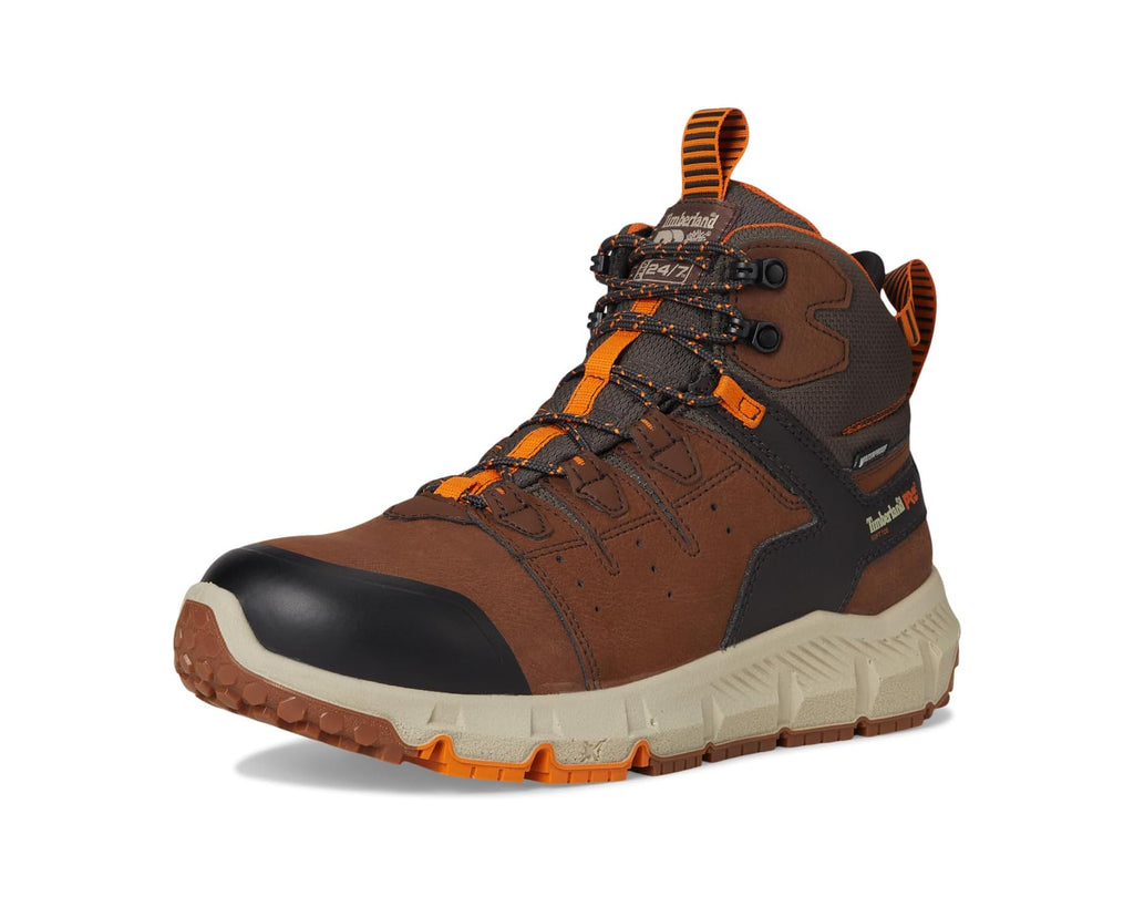 Men's Timberland PRO Tempe Soft Toe Waterproof Medium Brown