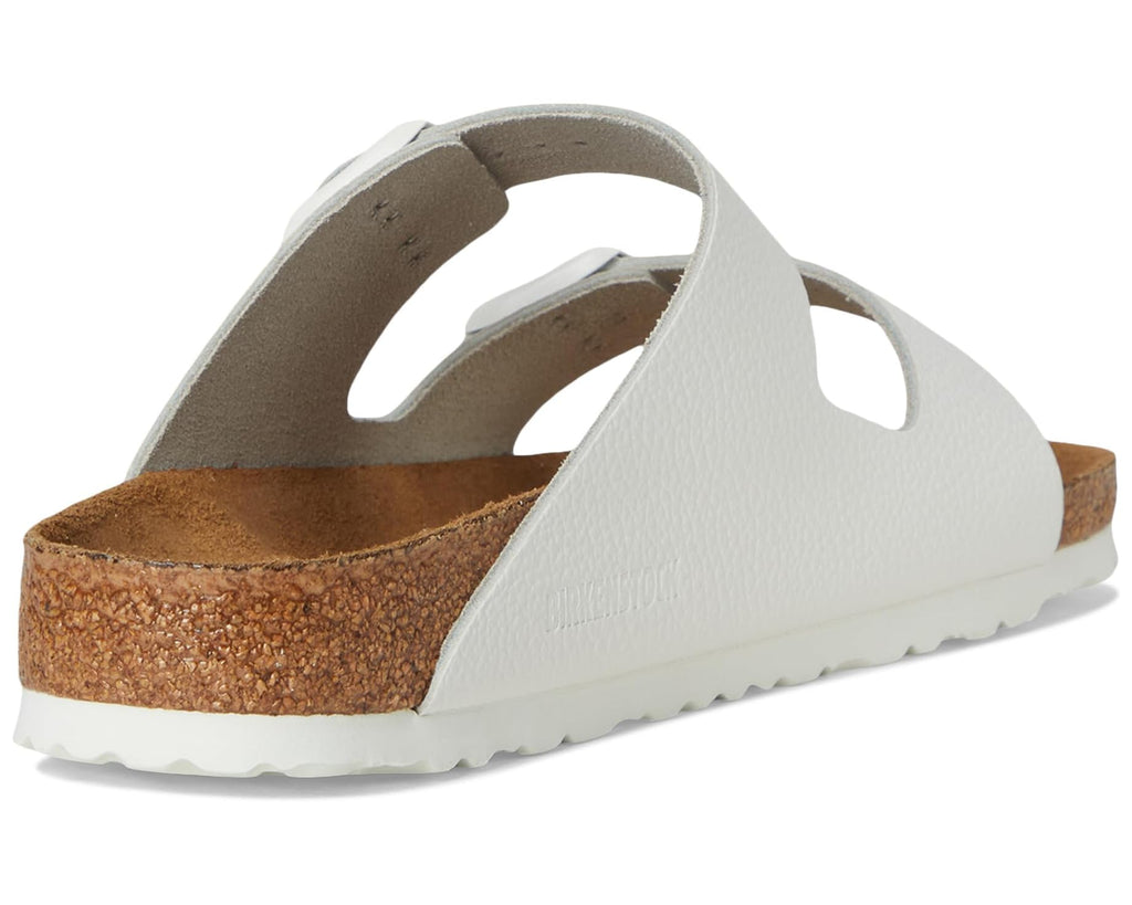Unisex Birkenstock Arizona Soft Footbed - Leather (Unisex) White Leather
