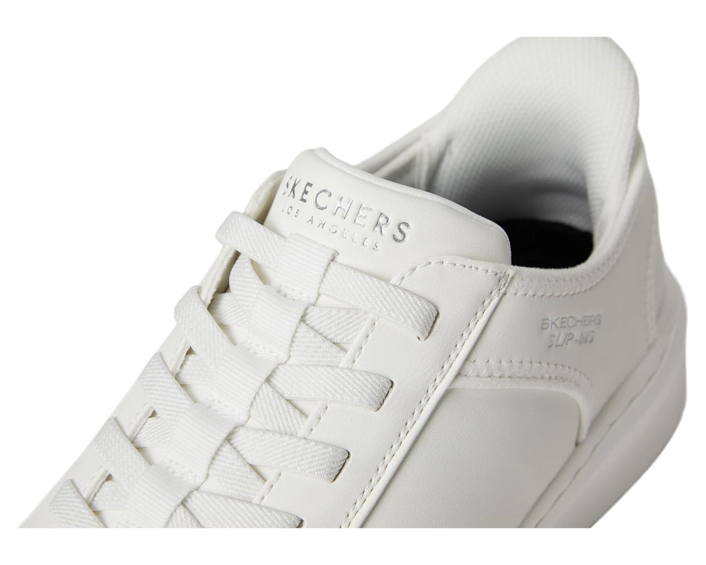 Men's SKECHERS Court Break - Double Vented Hands Free Slip-Ins White