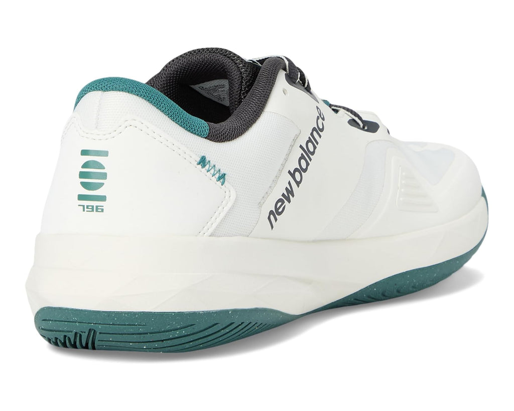 Men's New Balance 796v4 Tennis Shoes Sea Salt/New Spruce/Black Cement