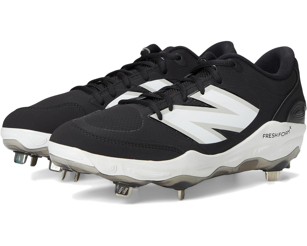 Men's New Balance Fresh Foam X 3000v7 Synthetic Baseball Cleats Black/White