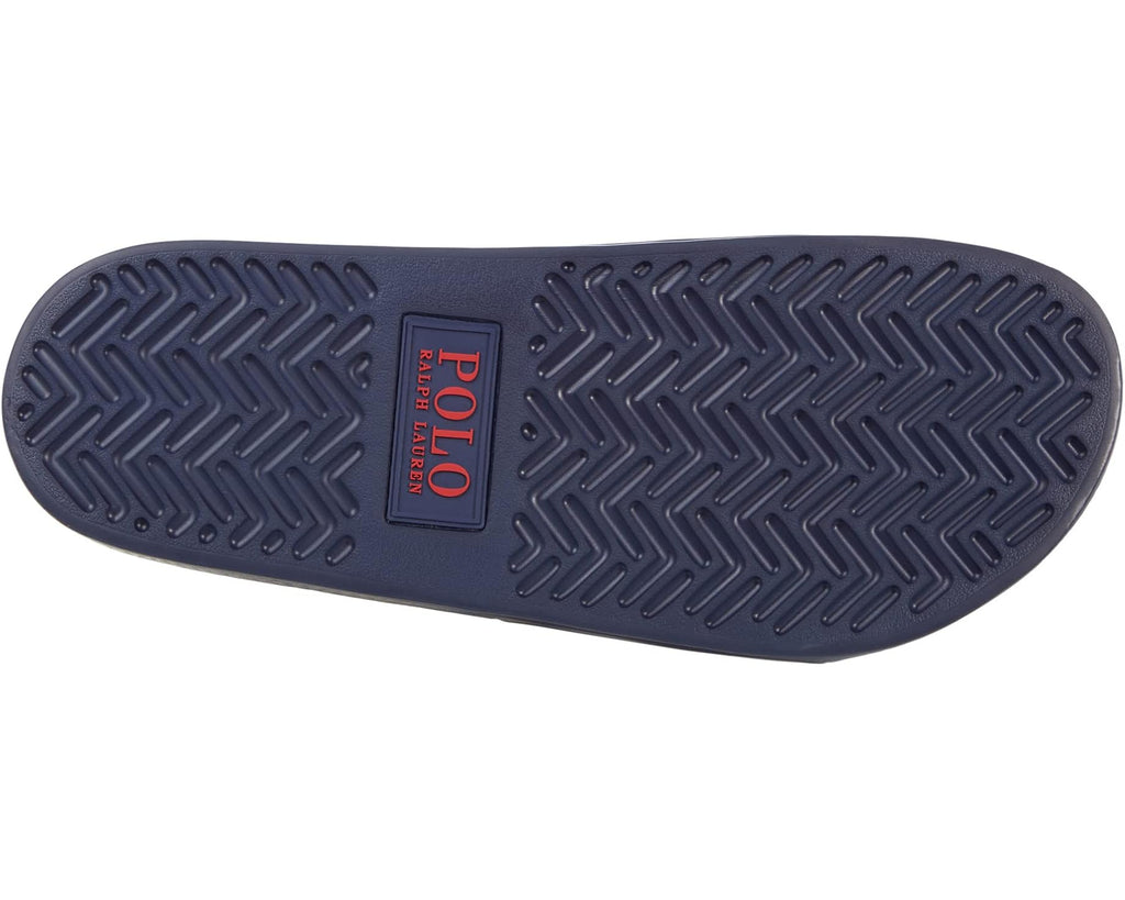Men's Polo Ralph Lauren Polo Slide Sandals Navy/Red
