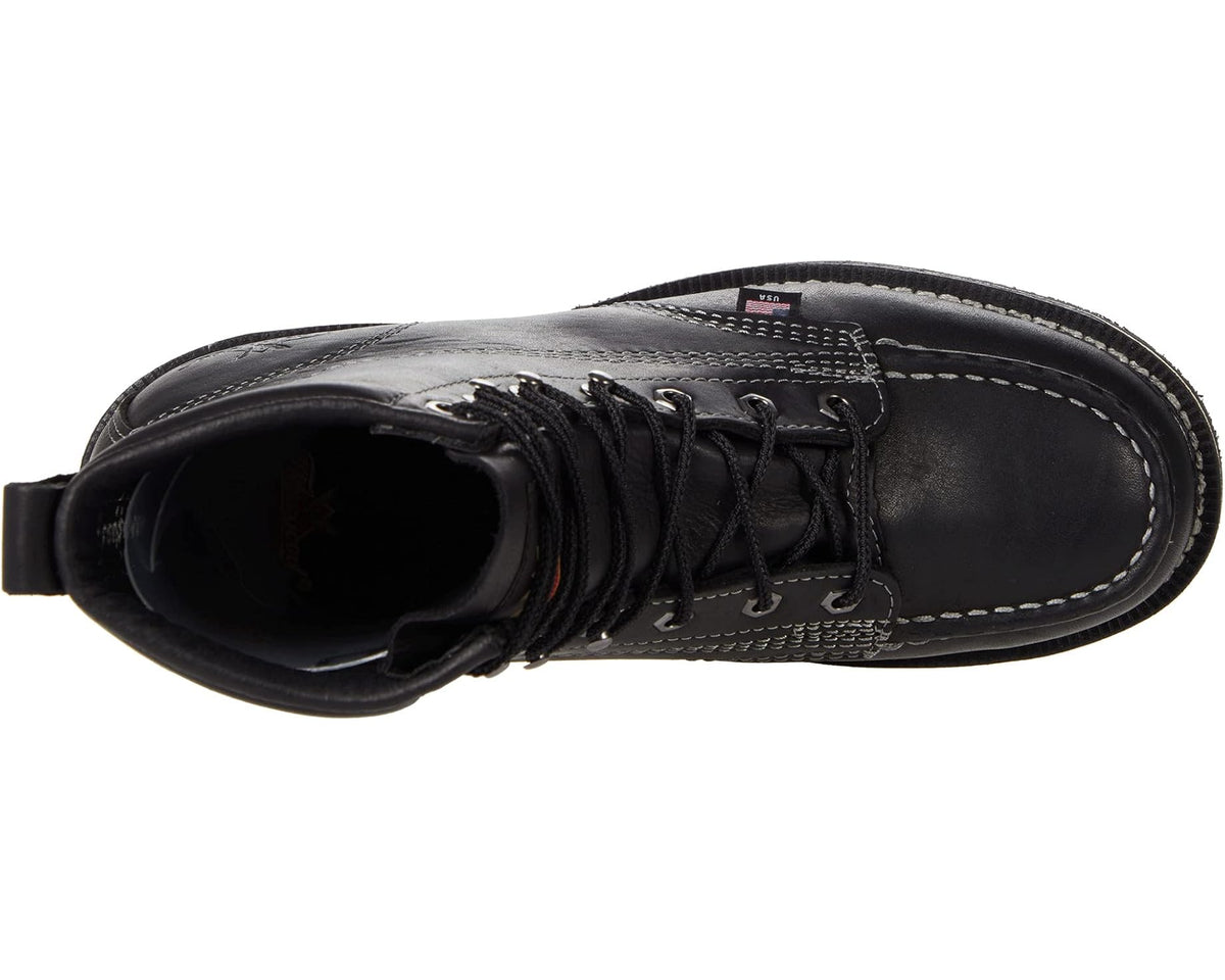 Men's Thorogood American Heritage Midnight Series 6 Moc Toe Black