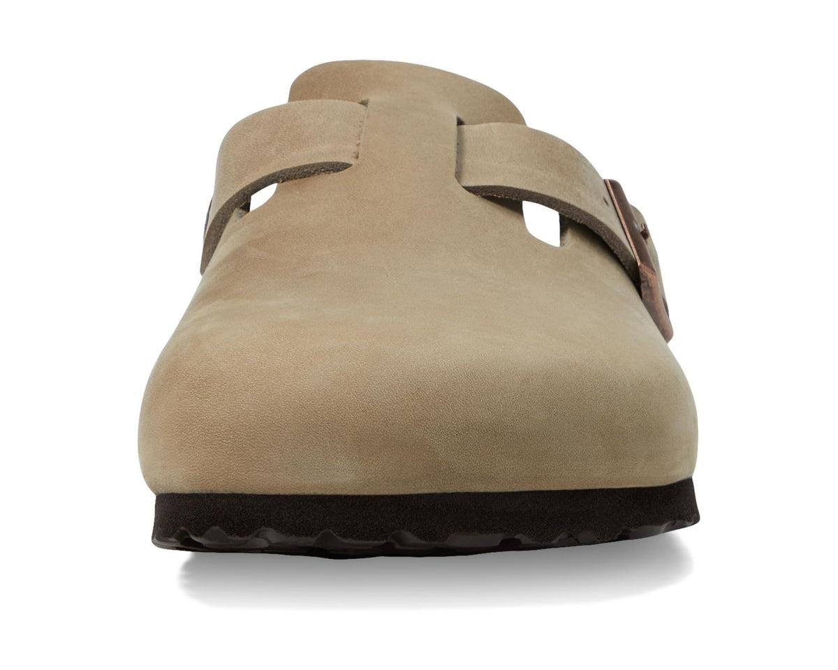 Unisex Birkenstock Boston Soft Footbed - Oiled Leather (Unisex) Tobacco Oiled Leather