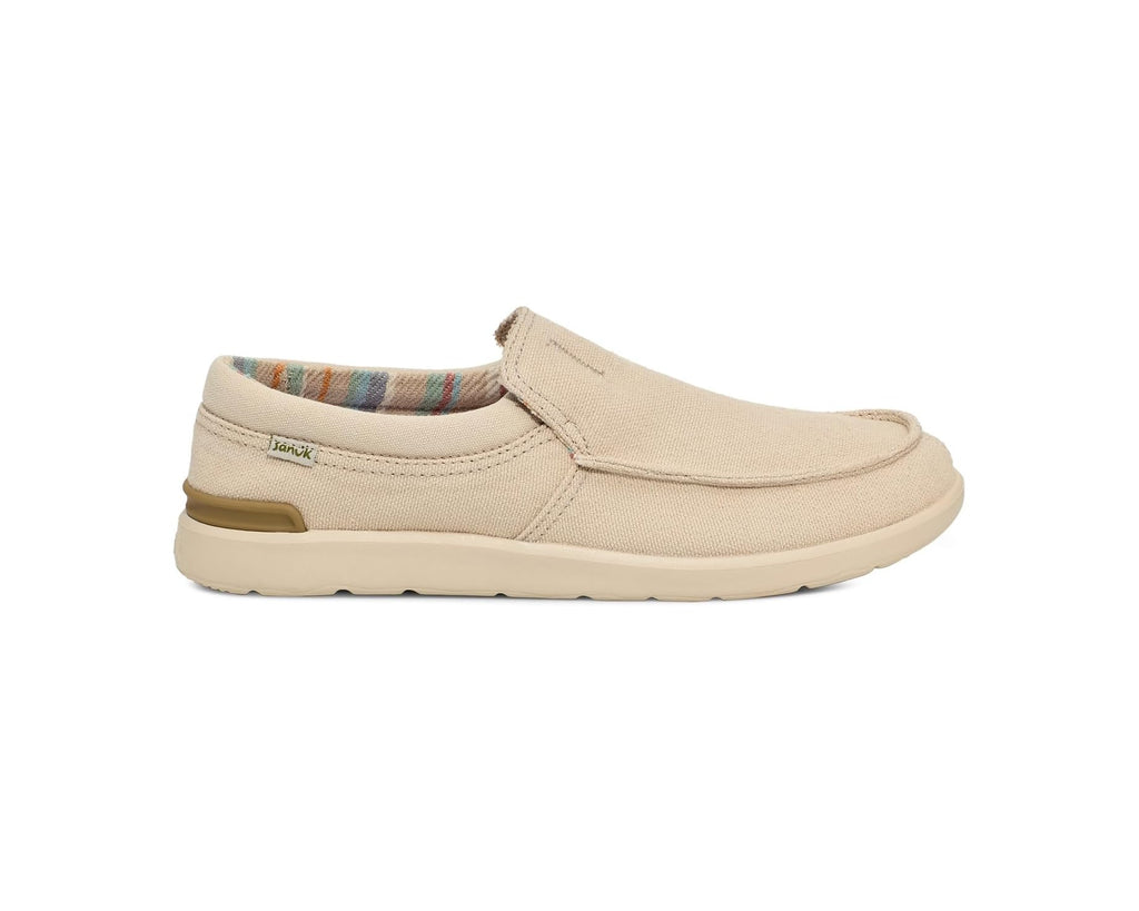 Men's Sanuk Sidewalk Surfer Lite 2 SL Oatmilk